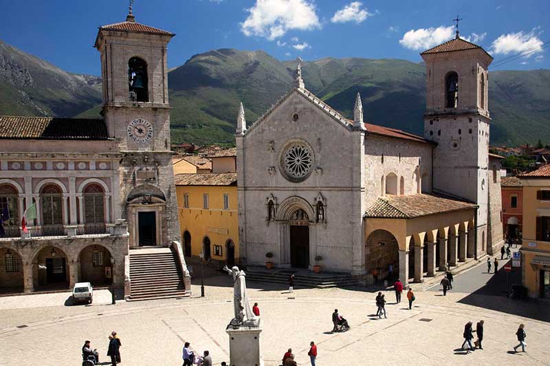 norcia monastero e basilica di san benedetto