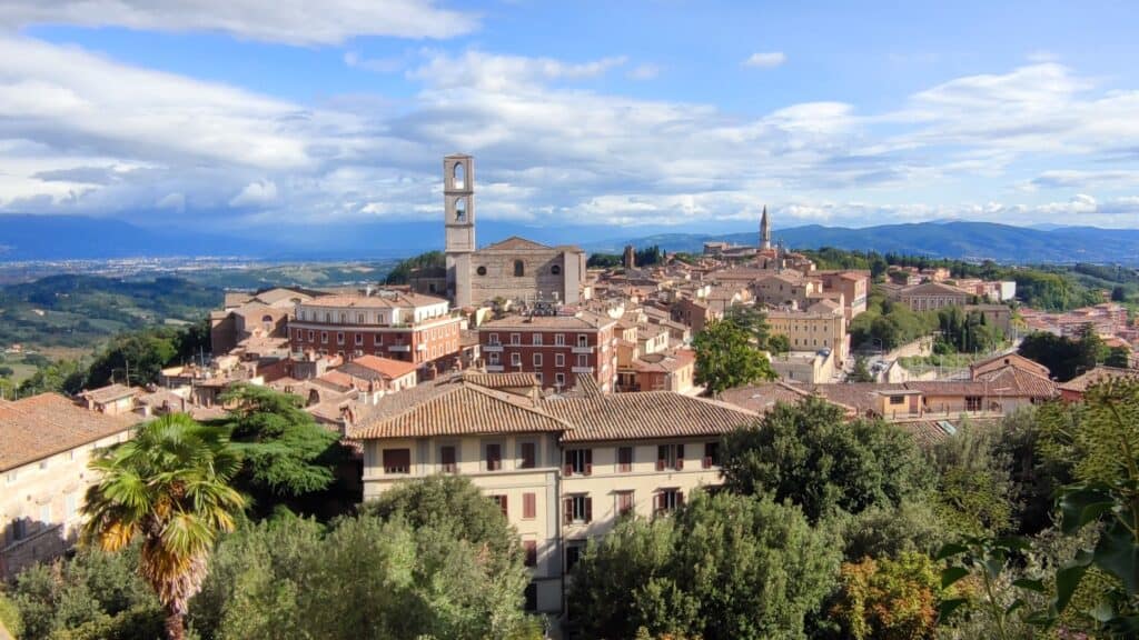 panorama perugia da viale indipendenza 2023