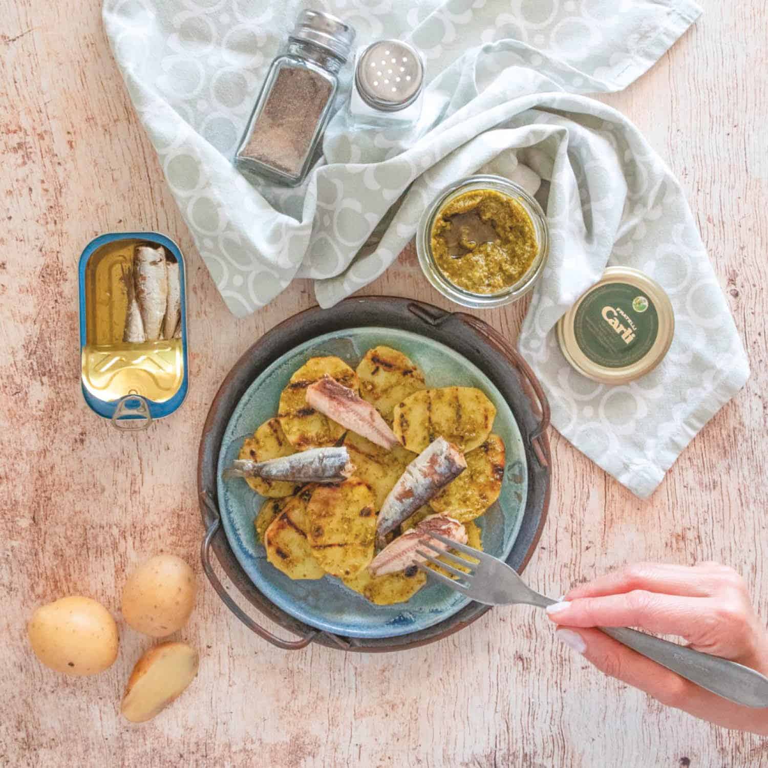 Sardine in Olio di Oliva – Prémium mediterrán szardínia tiszta olívaolajban dobozos, 85 g – Fratelli Carli - Image 4