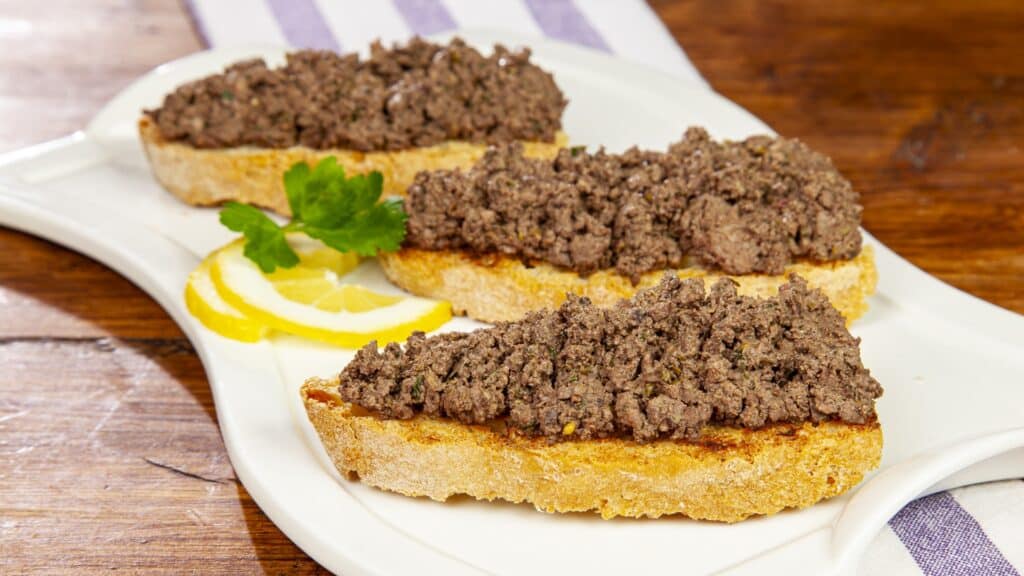 crostini di fegatini di pollo