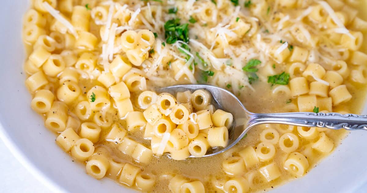 ditalini in brodo