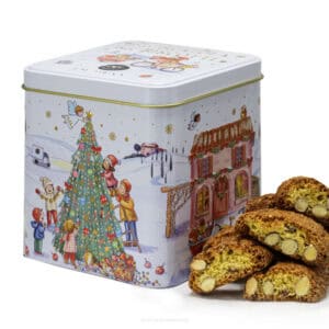 Toszkán mandulás cantuccini IGP karácsonyi díszdobozban, 250 g – Deseo