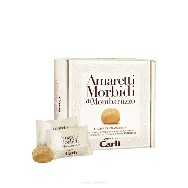 Amaretti Morbidi – Prémium puha mandulás aprósütemény Mombaruzzóból, 300 g – Fratelli Carli