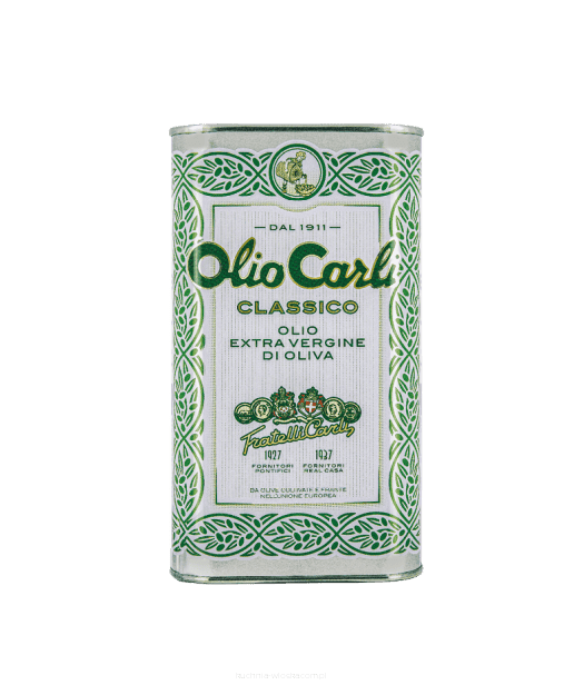 Olio Extra Vergine di Oliva „Classico” (Delicato) – Prémium olasz extra szűz olívaolaj, 1 l (fémkannás) – Fratelli Carli