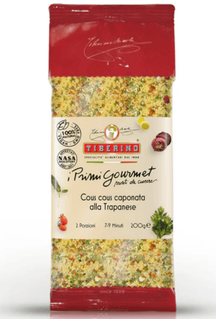Couscous con Caponata alla Trapanese – Szicíliai zöldséges caponata kuszkucczal, 200 g