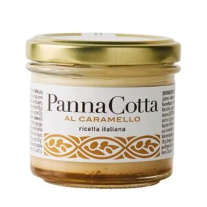 Panna Cotta al Caramello – Tradicionális olasz tejszínes desszert karamellel, 100 g – Fratelli Carli