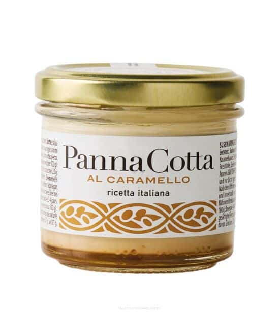Panna Cotta al Caramello – Tradicionális olasz tejszínes desszert karamellel, 100 g – Fratelli Carli