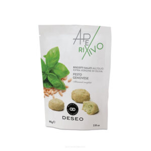 Deseo sós kekszek Pesto Genovese-vel, 80g