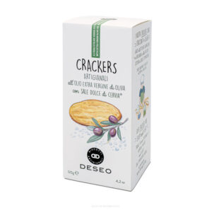 Deseo krékerek Cerviai tengeri sóval, 120g