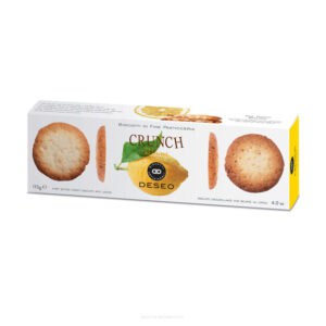 Citromos Crunch – Ropogós toszkán omlós keksz, 115 g – Deseo