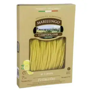 Fettuccine all'Uovo al Limone di Campofilone – Kézműves citromos tojásos szalagtészta, 250 g – Marilungo