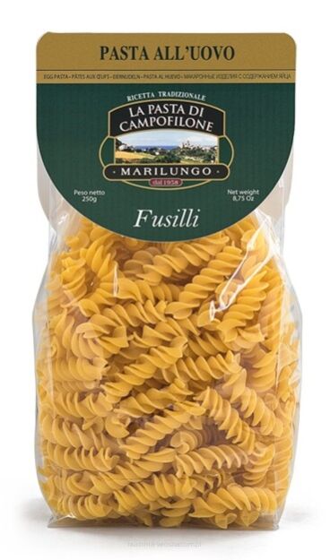 Fusilli all'Uovo di Campofilone – Kézműves tojásos orsótészta, 250 g – Marilungo