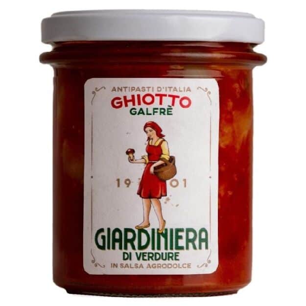 Giardiniera di Verdure – Piemonti zöldségragu édes-savanyú paradicsomszószban, 280 g