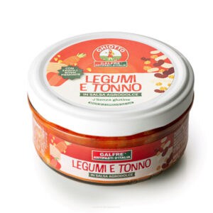 Legumi e Tonno – Piemonti hüvelyes zöldségsaláta tonhallal édes-savanyú mártásban, 160 g