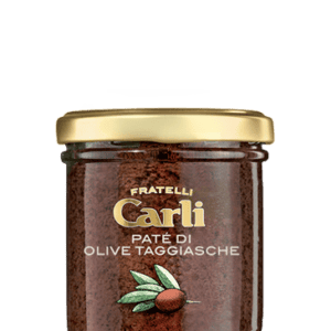 Paté di Olive Taggiasche – Prémium liguriai Taggiasca olajbogyókrém, 130 g – Fratelli Carli